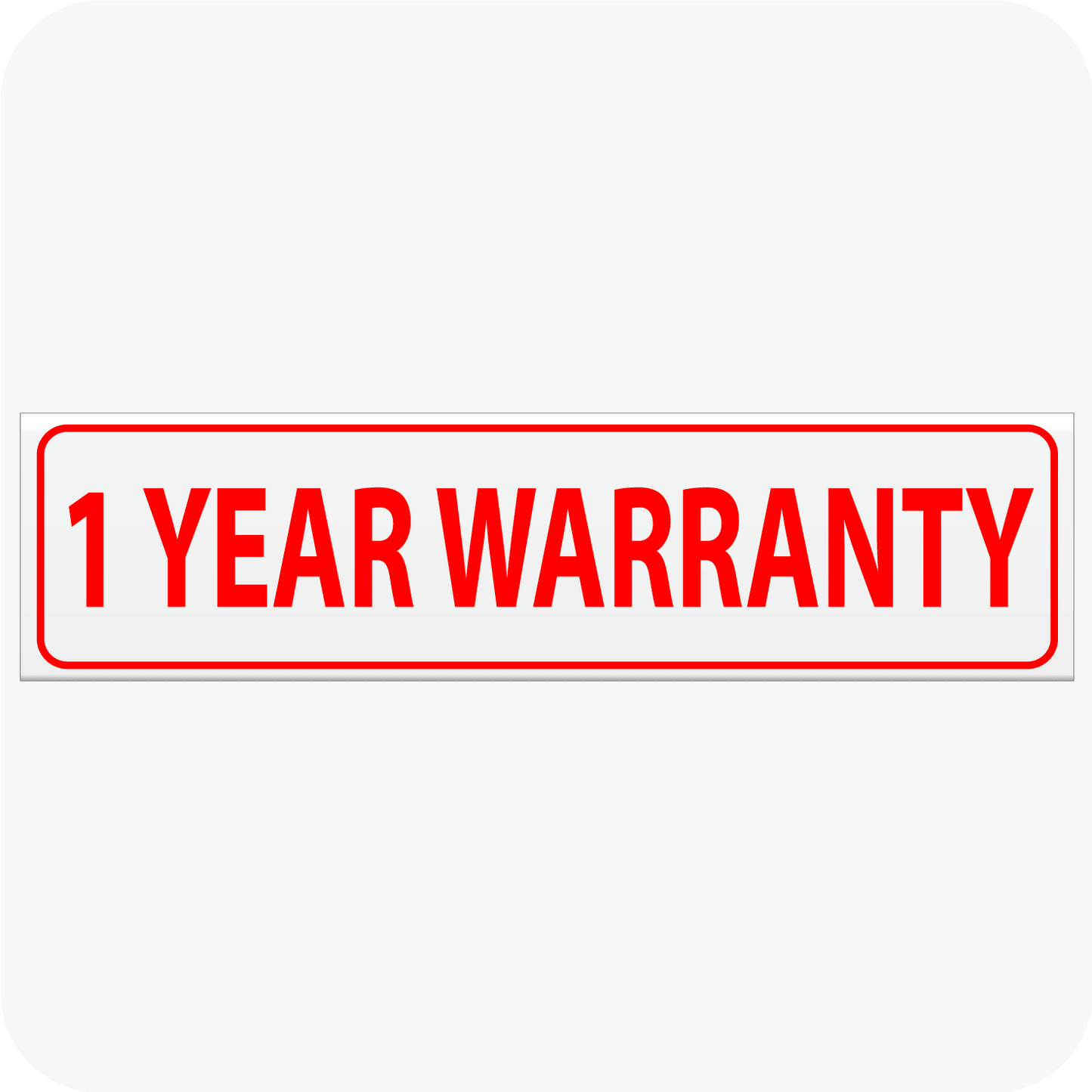 1 Year Warranty 6 x 24 Corrugated Rider - Red