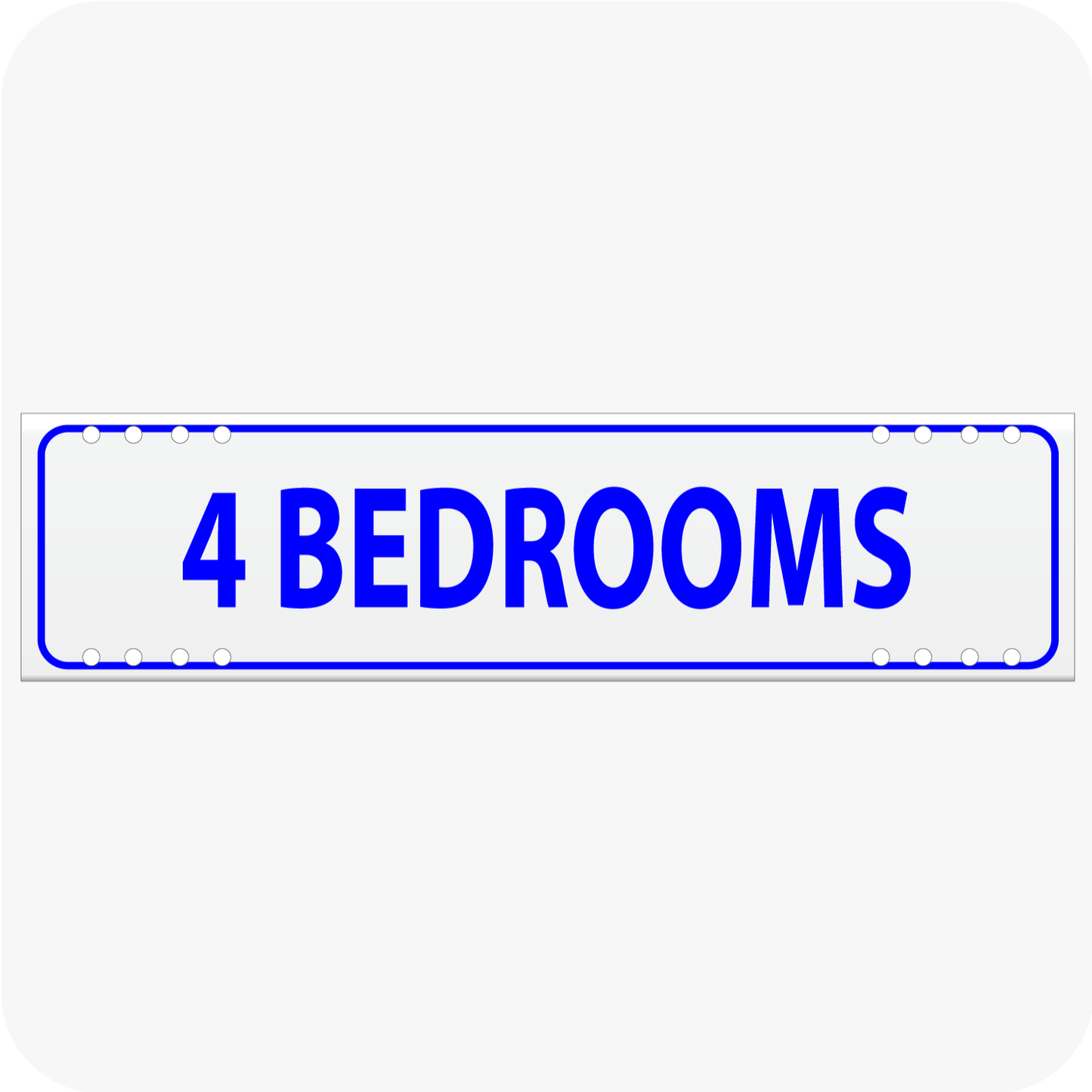 4 Bedrooms 6 x 24 Corrugated Rider - Blue