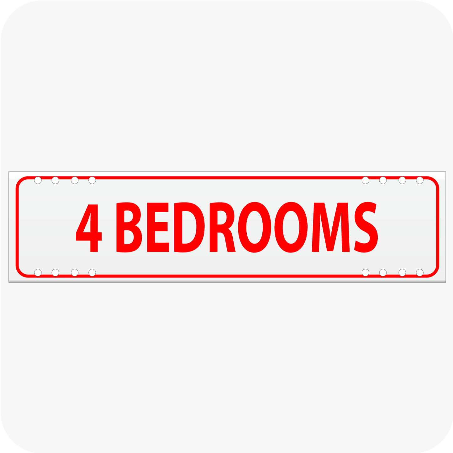 4 Bedrooms 6 x 24 Corrugated Rider - Red