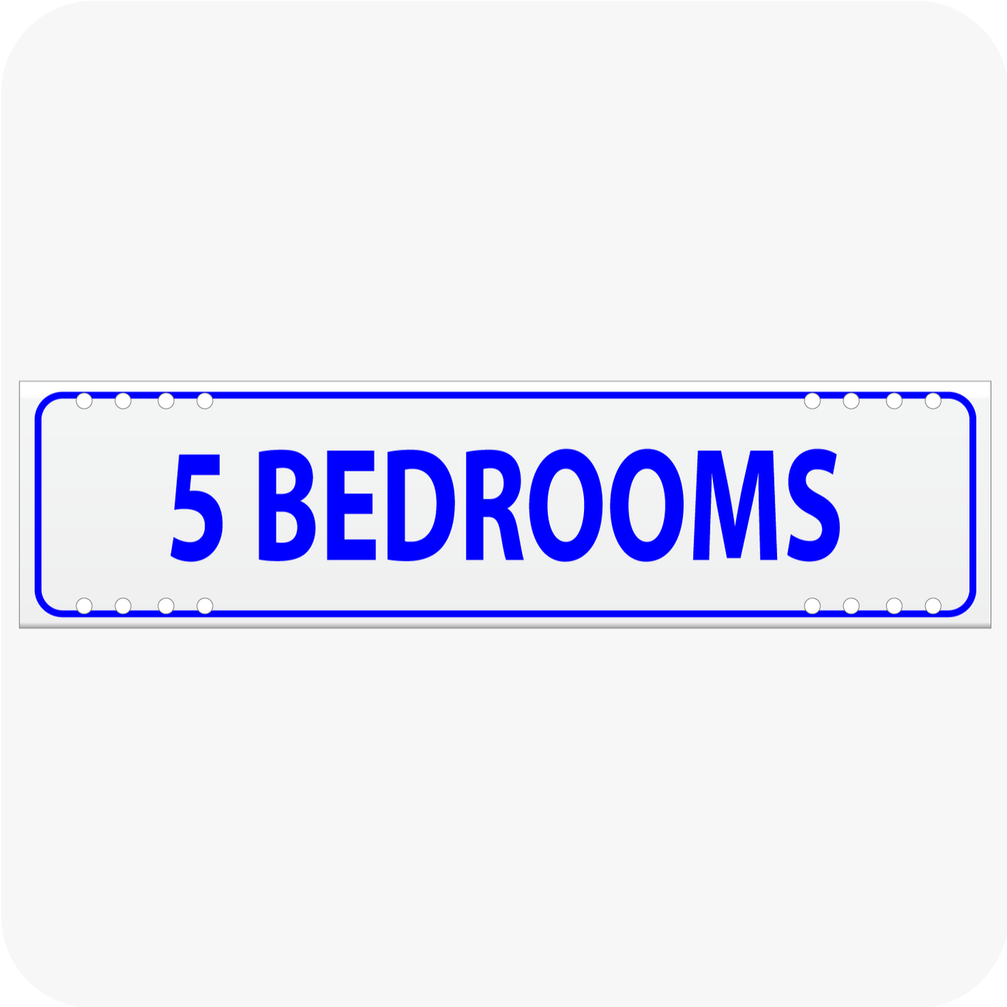 5 Bedrooms 6 x 24 Corrugated Rider - Blue