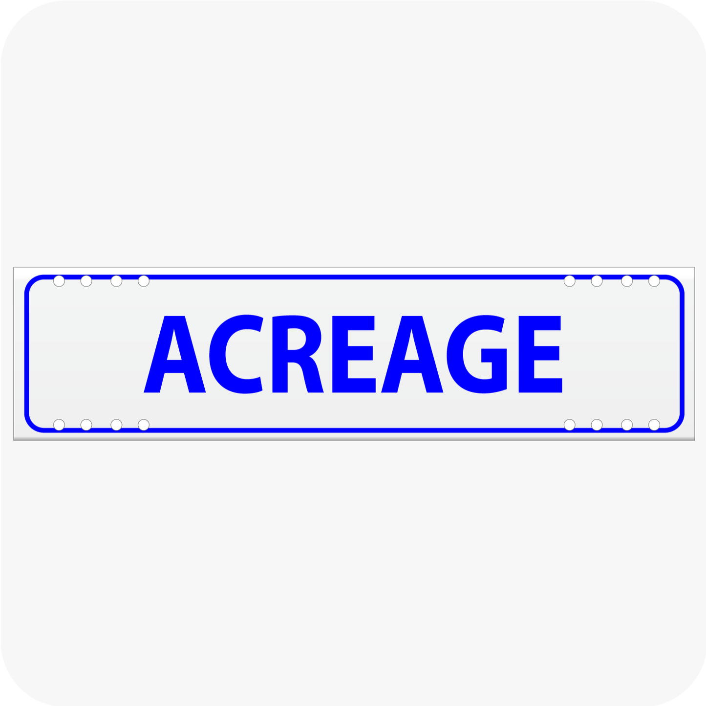 Acreage 6 x 24 Corrugated Rider - Blue