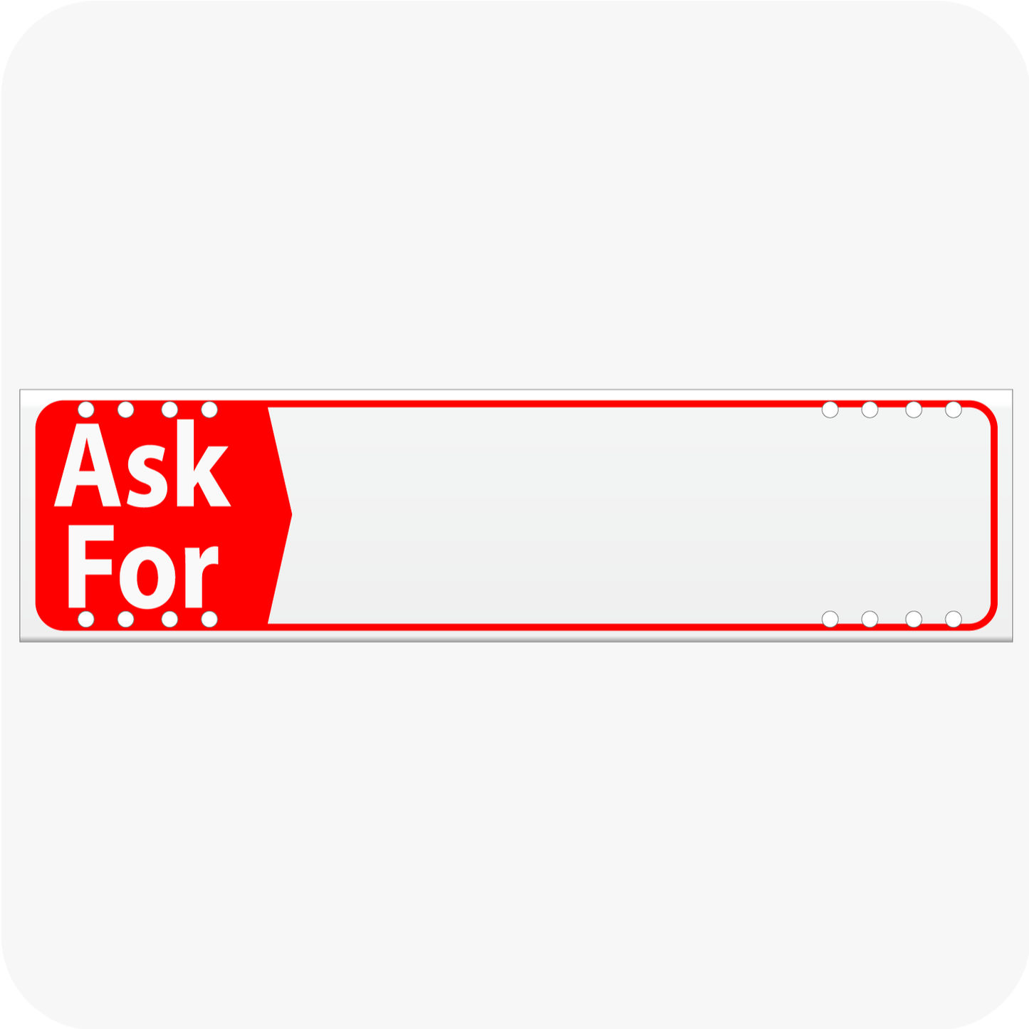 Ask For 6 x 24 Corrugated Rider - Red
