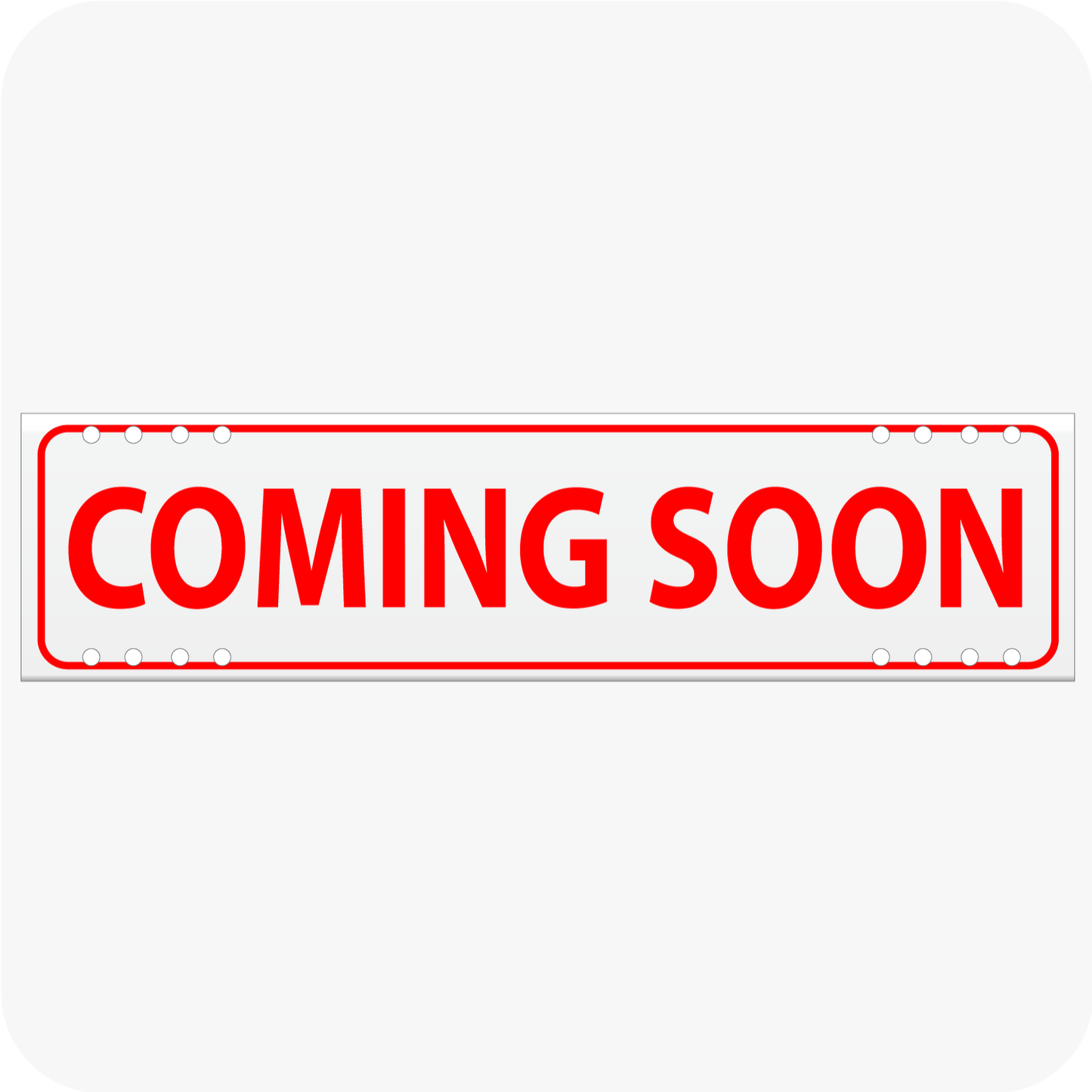 Coming Soon 6 x 24 Corrugated Rider - Red