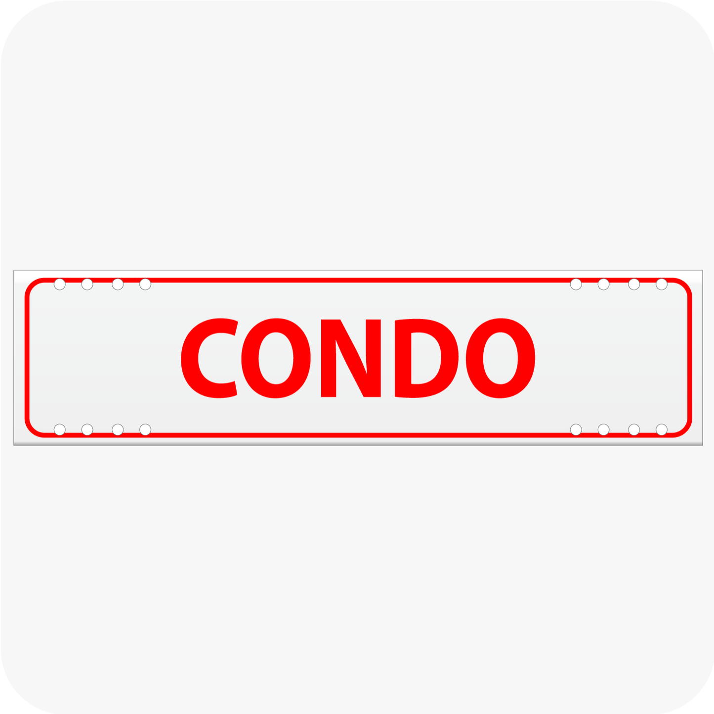 Condo 6 x 24 Corrugated Rider - Red