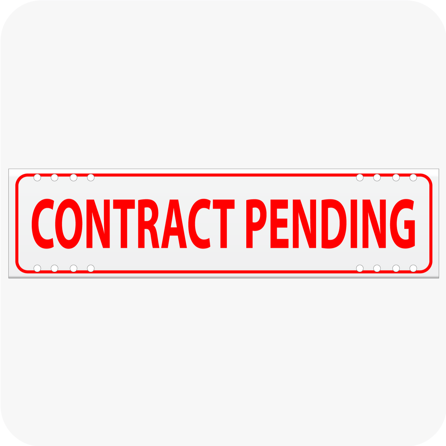 Contract Pending 6 x 24 Corrugated Rider - Red
