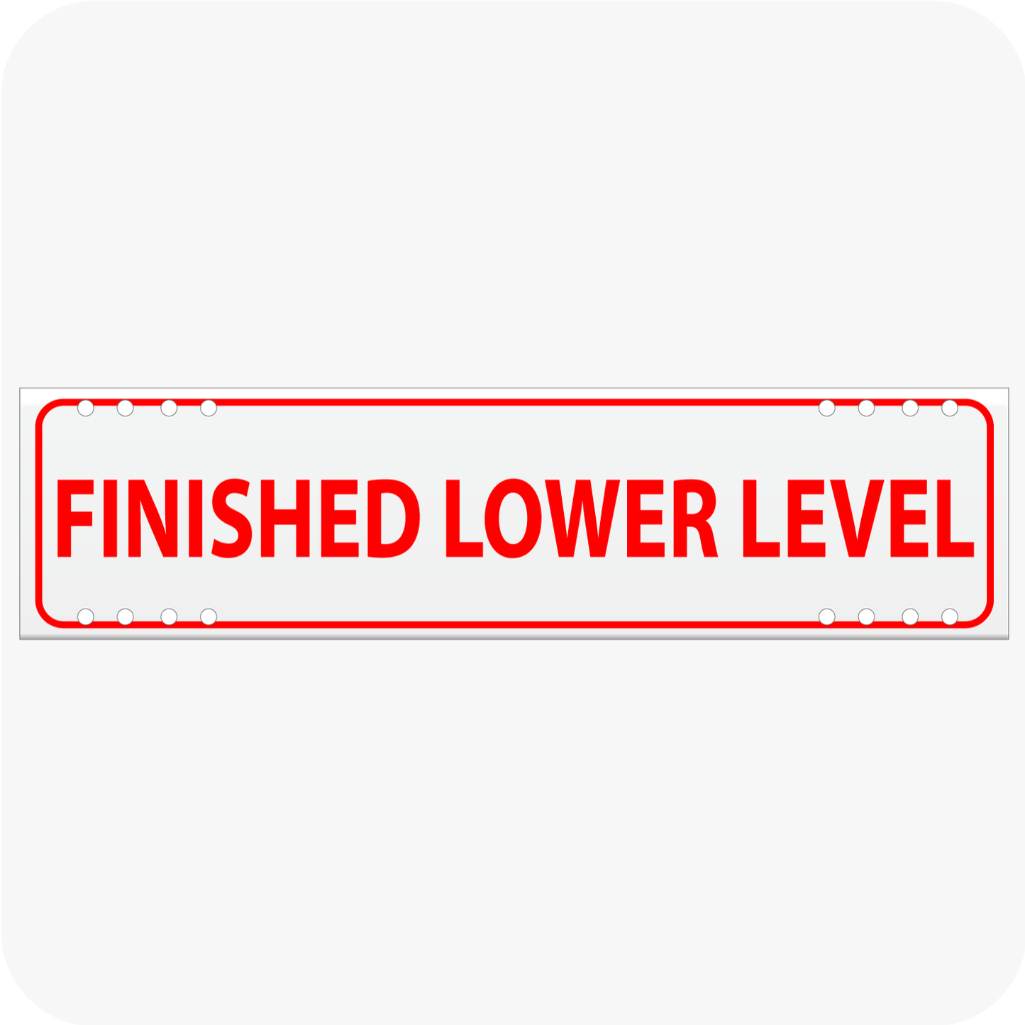 Finished Lower Level 6 x 24 Corrugated Rider - Red