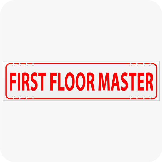 First Floor Master 6 x 24 Corrugated Rider - Red