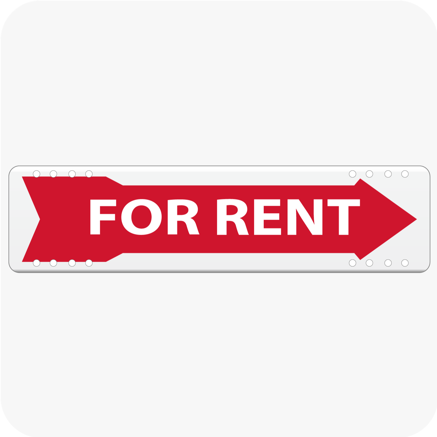 For Rent with Arrow 6 x 24 Corrugated Rider - Red