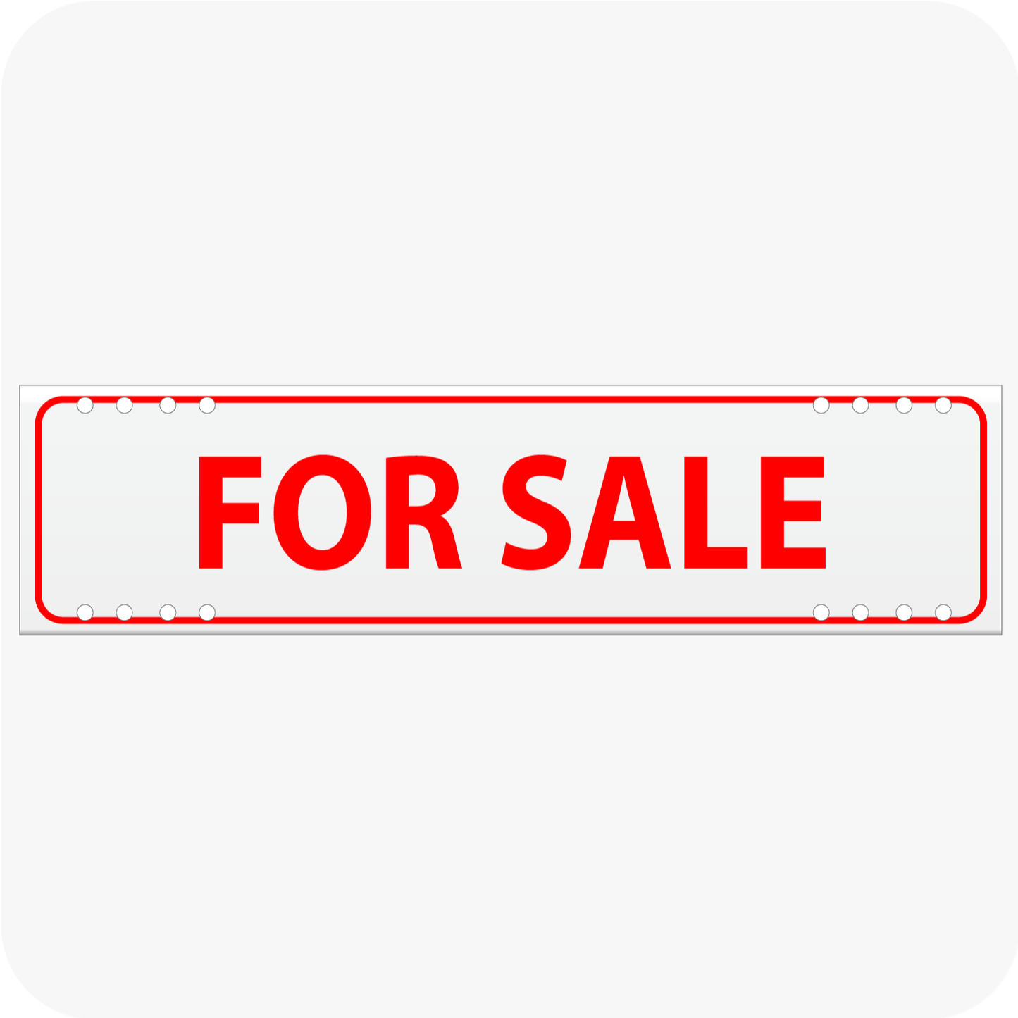 For Sale 6 x 24 Corrugated Rider - Red