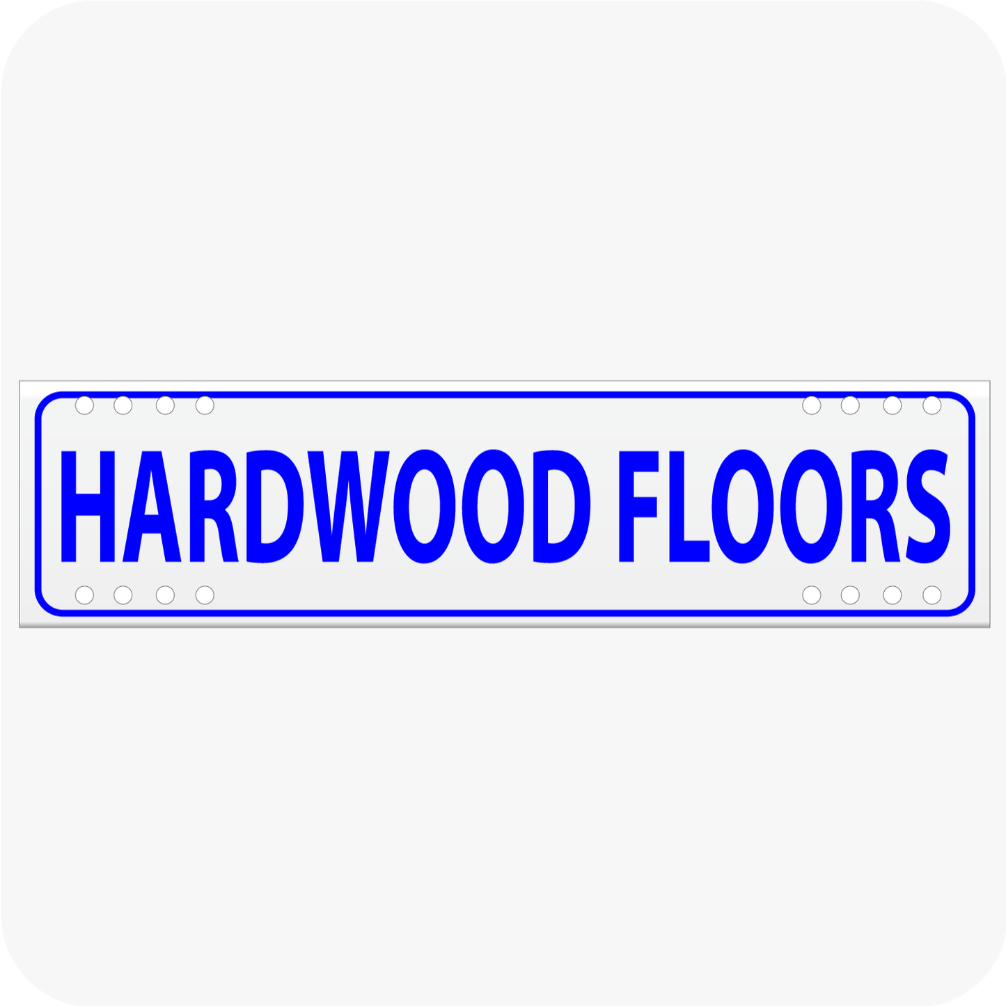 Hardwood Floors 6 x 24 Corrugated Rider - Blue