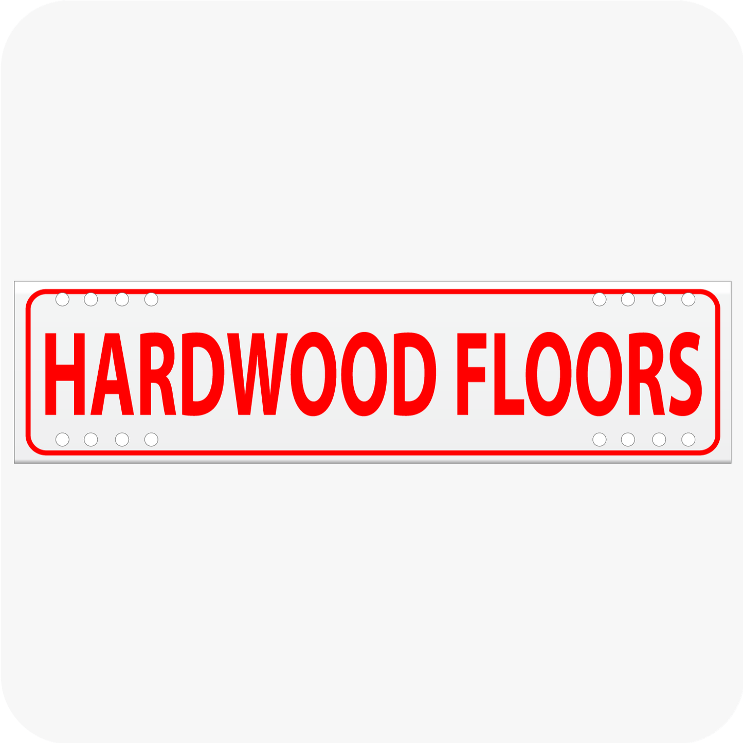 Hardwood Floors 6 x 24 Corrugated Rider - Red