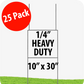 Heavy Duty H Stake 30 x 10 - 25 pack