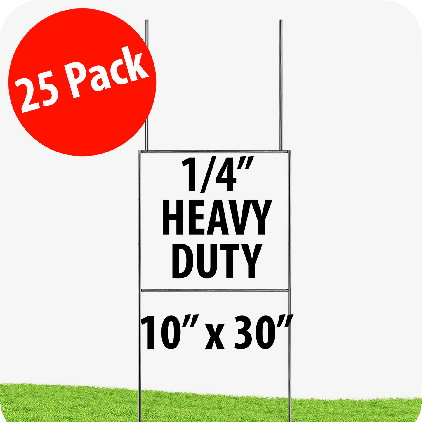 Heavy Duty H Stake 30 x 10 - 25 pack
