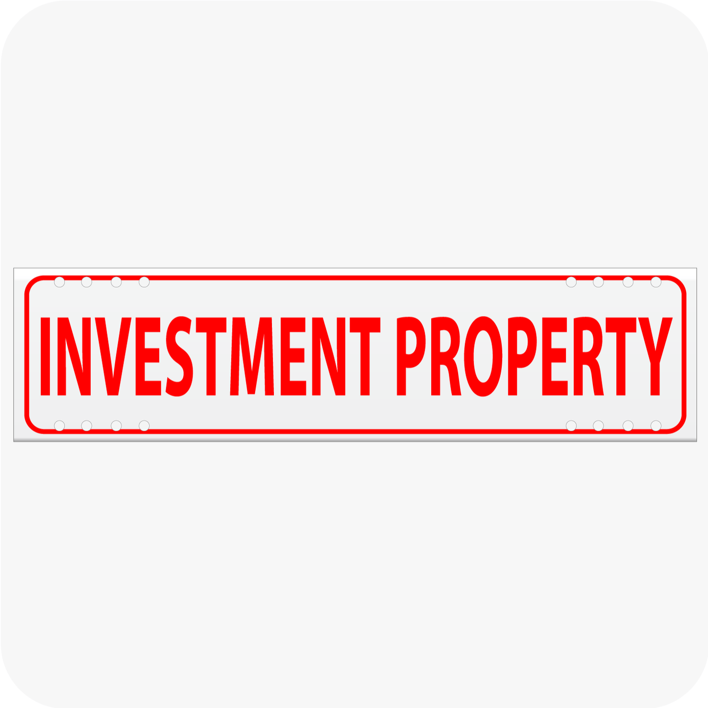 Investment Property 6 x 24 Corrugated Rider - Red