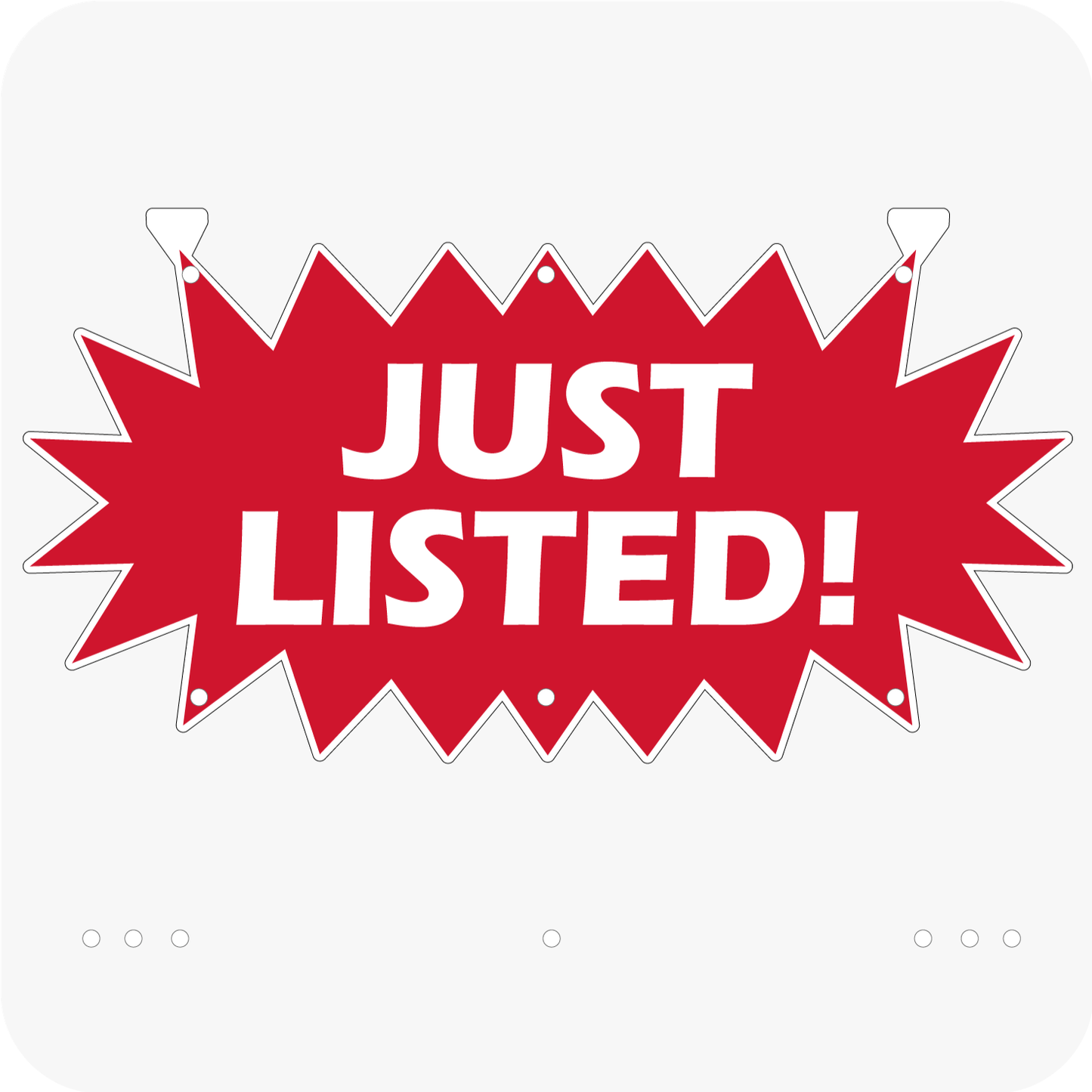 Just Listed 12 x 24 Corrugated Star Rider - Red