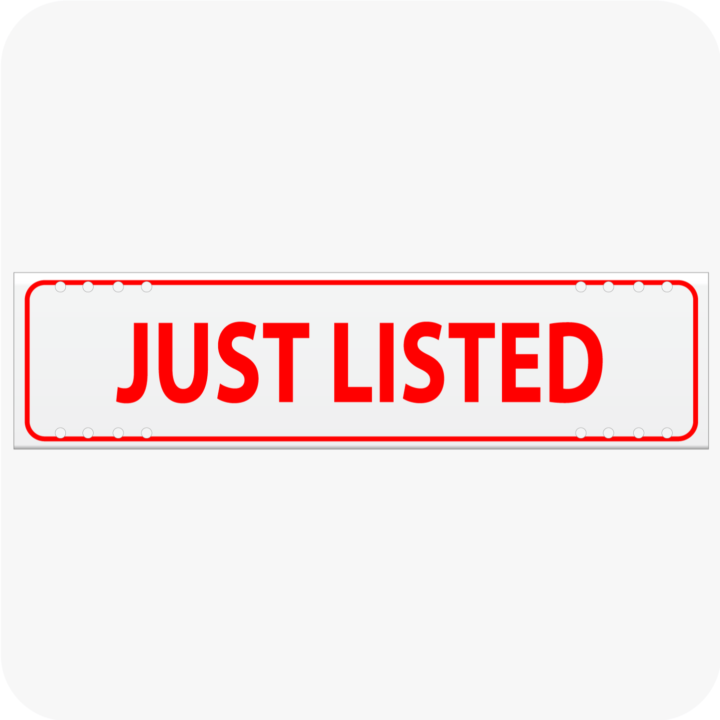 Just Listed 6 x 24 Corrugated Rider - Red