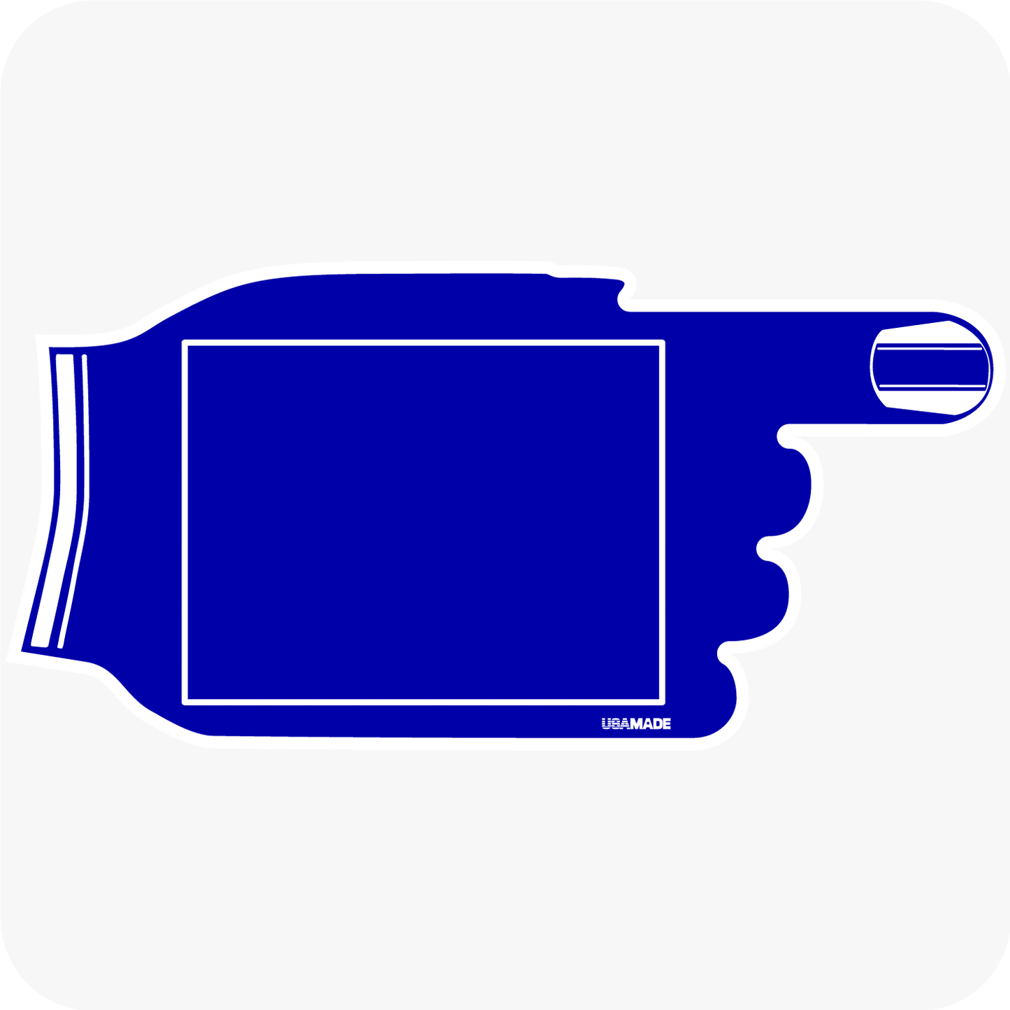 Kopy Kat Corrugated Hand Sign 24 x 12 - Blue