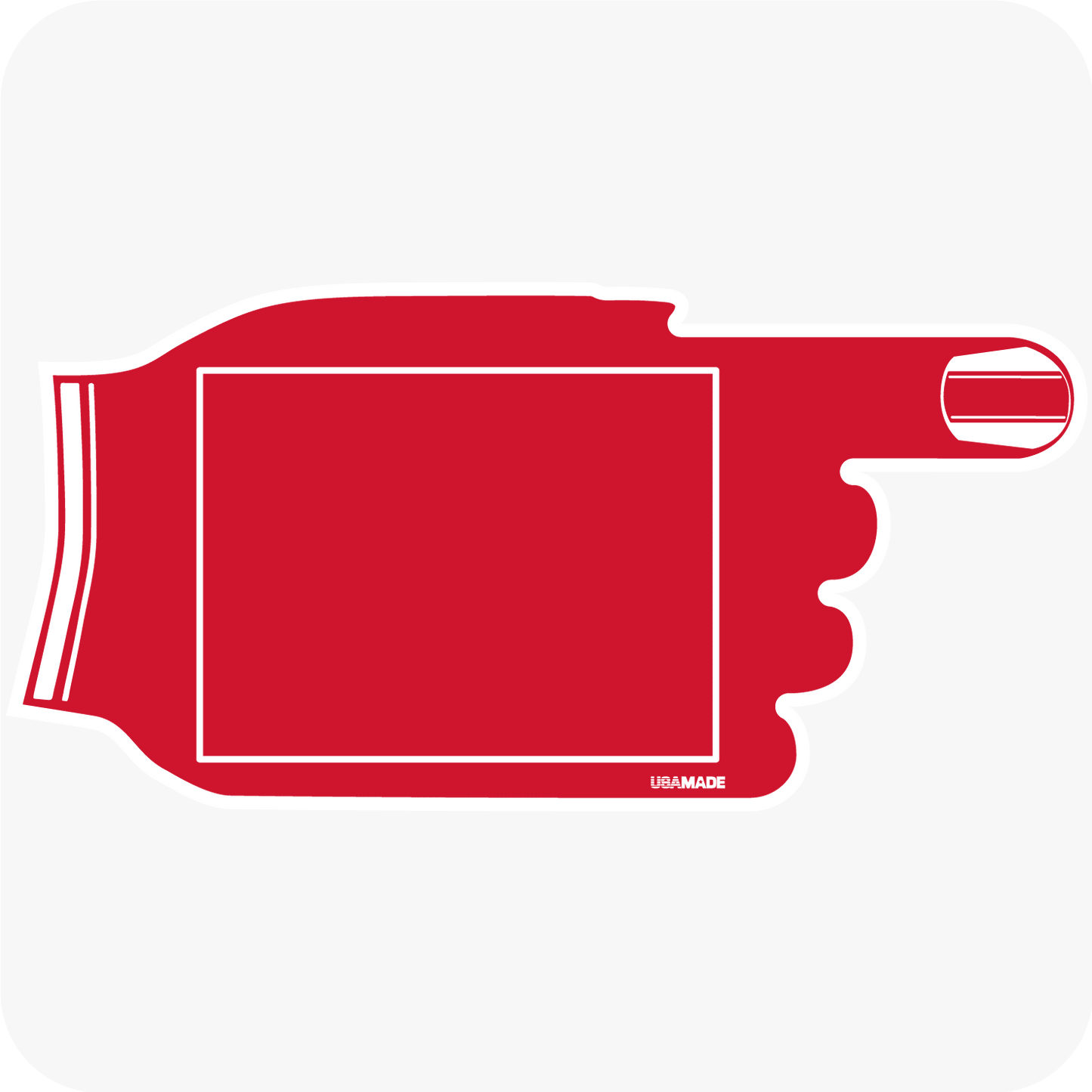 Kopy Kat Corrugated Hand Sign 24 x 12 - Red