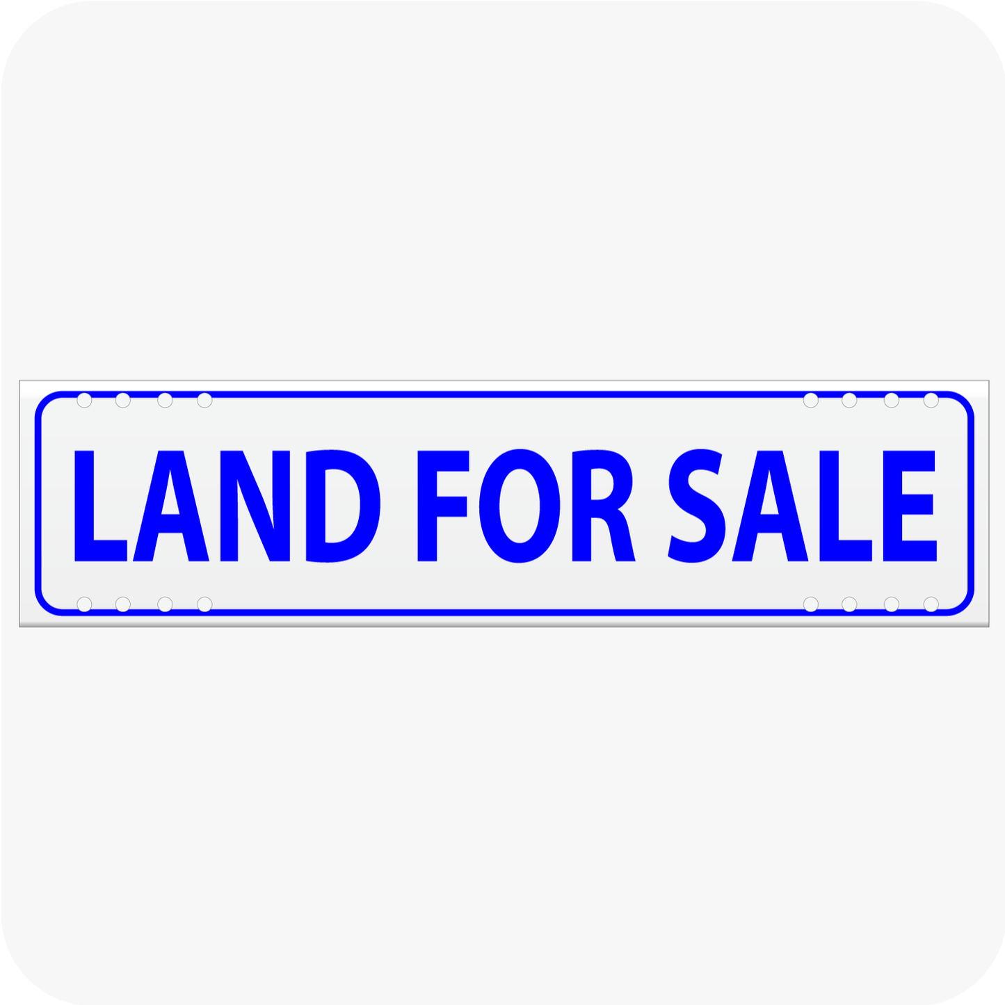 Land For Sale 6 x 24 Corrugated Rider - Blue