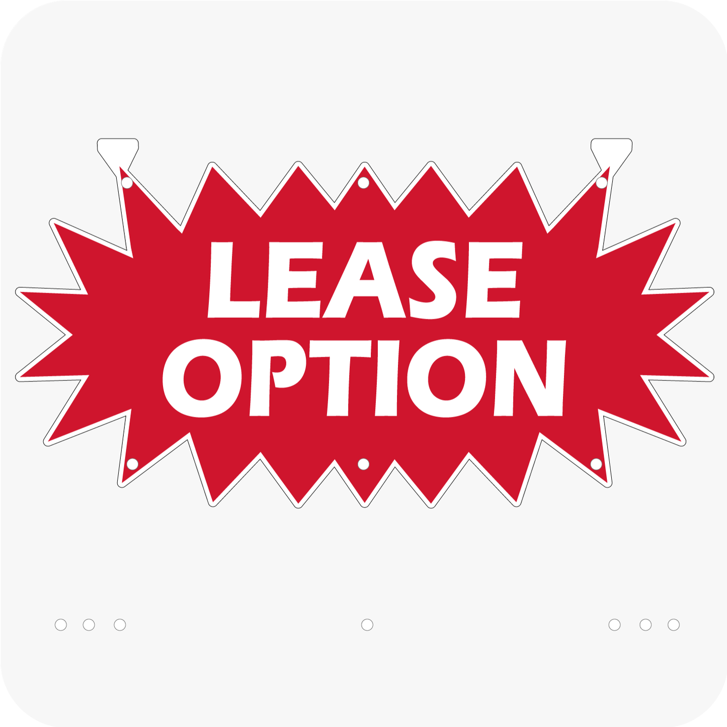 Lease Option 12 x 24 Corrugated Star Rider - Red