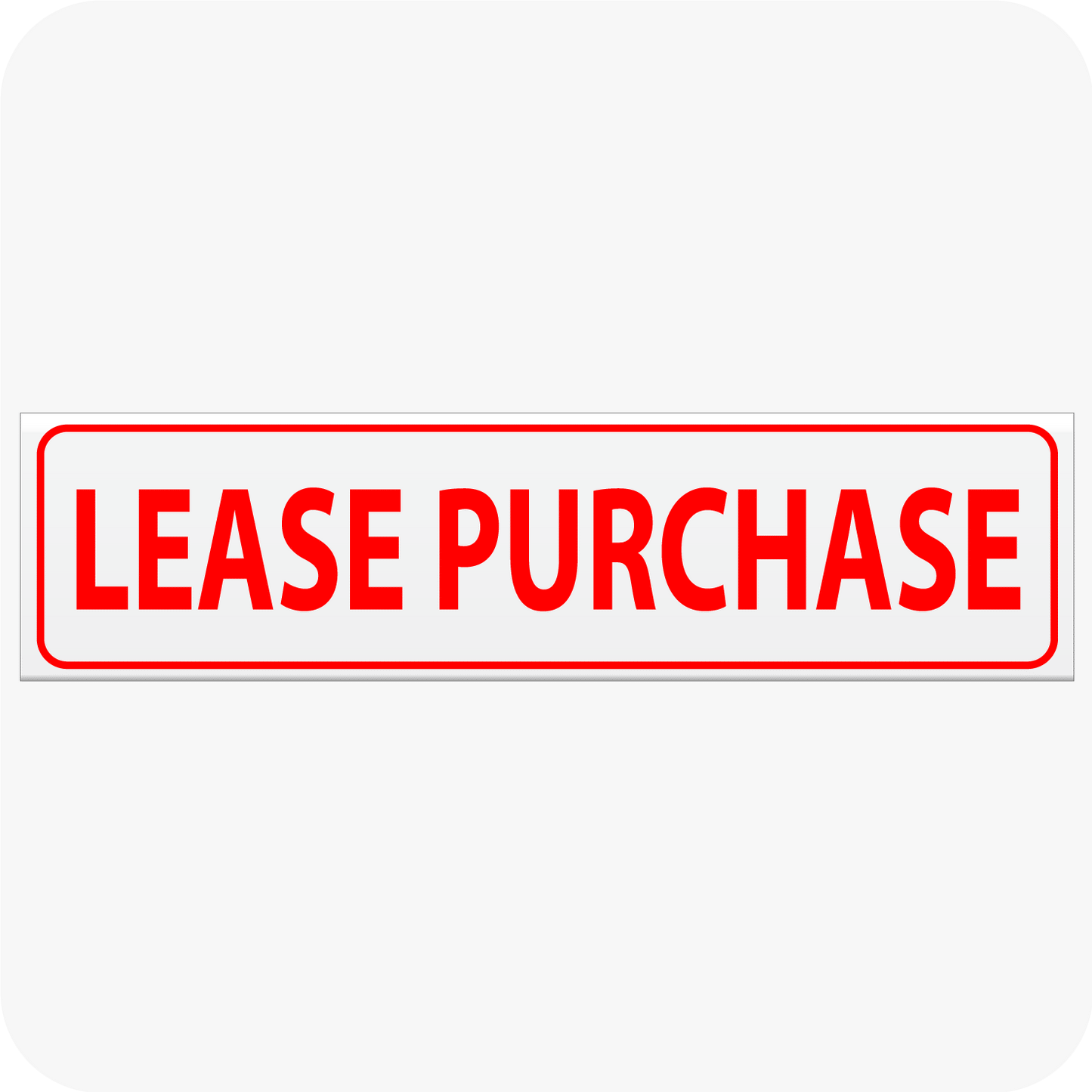 Lease Purchase 6 x 24 Corrugated Rider - Red
