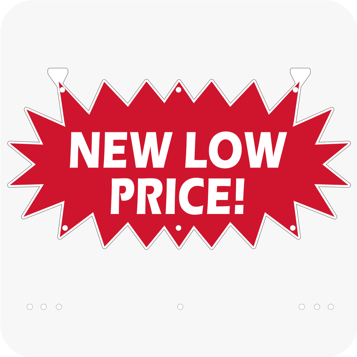 New Low Price! 12 x 24 Corrugated Star Rider - Red