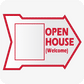 Open House Arrow 18 x 24 w/ Kopy Kat - Red