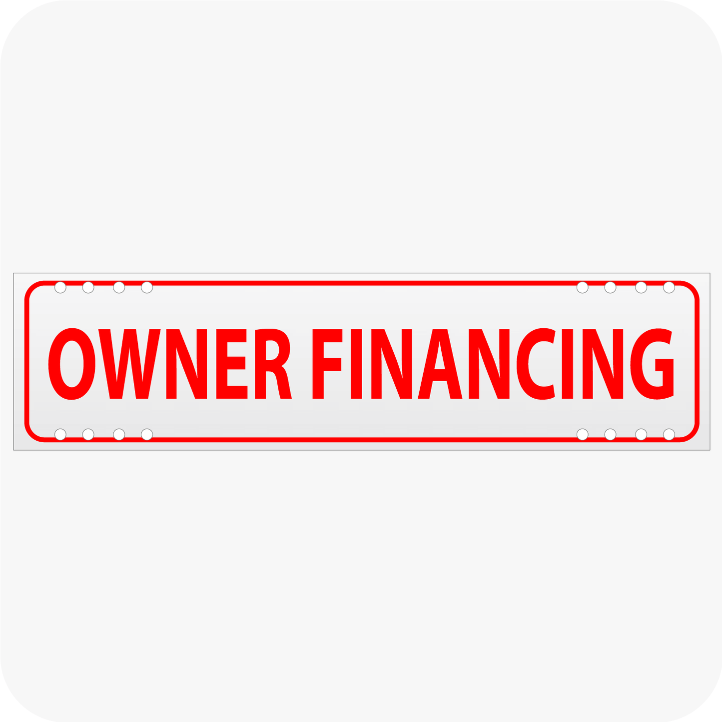 Owner Financing 6 x 24 Corrugated Rider - Red