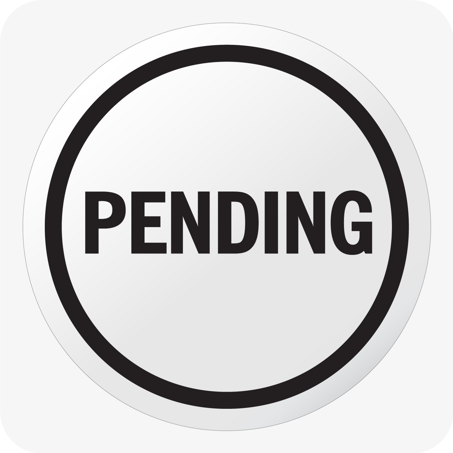 Pending 10 inch Round Rider - Black and White