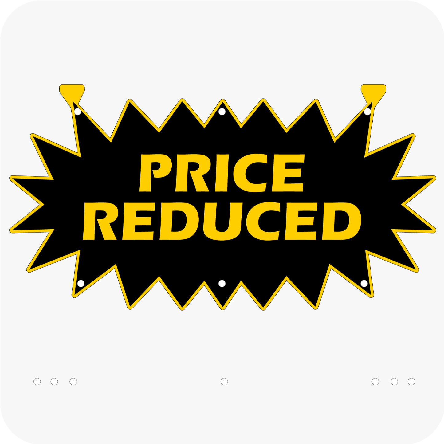 Price Reduced 12 x 24 Corrugated Star Rider - Black and Yellow