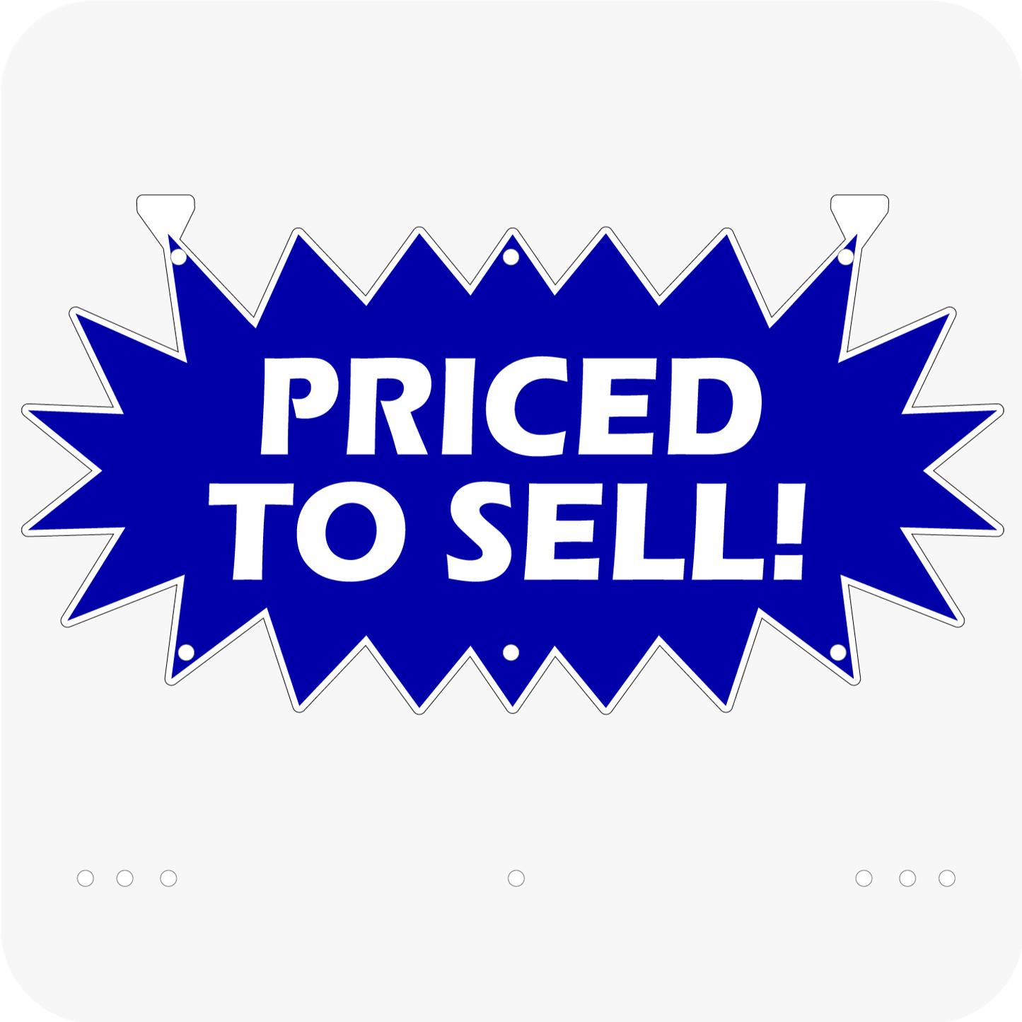 Priced to Sell 12 x 24 Corrugated Star Rider - Blue