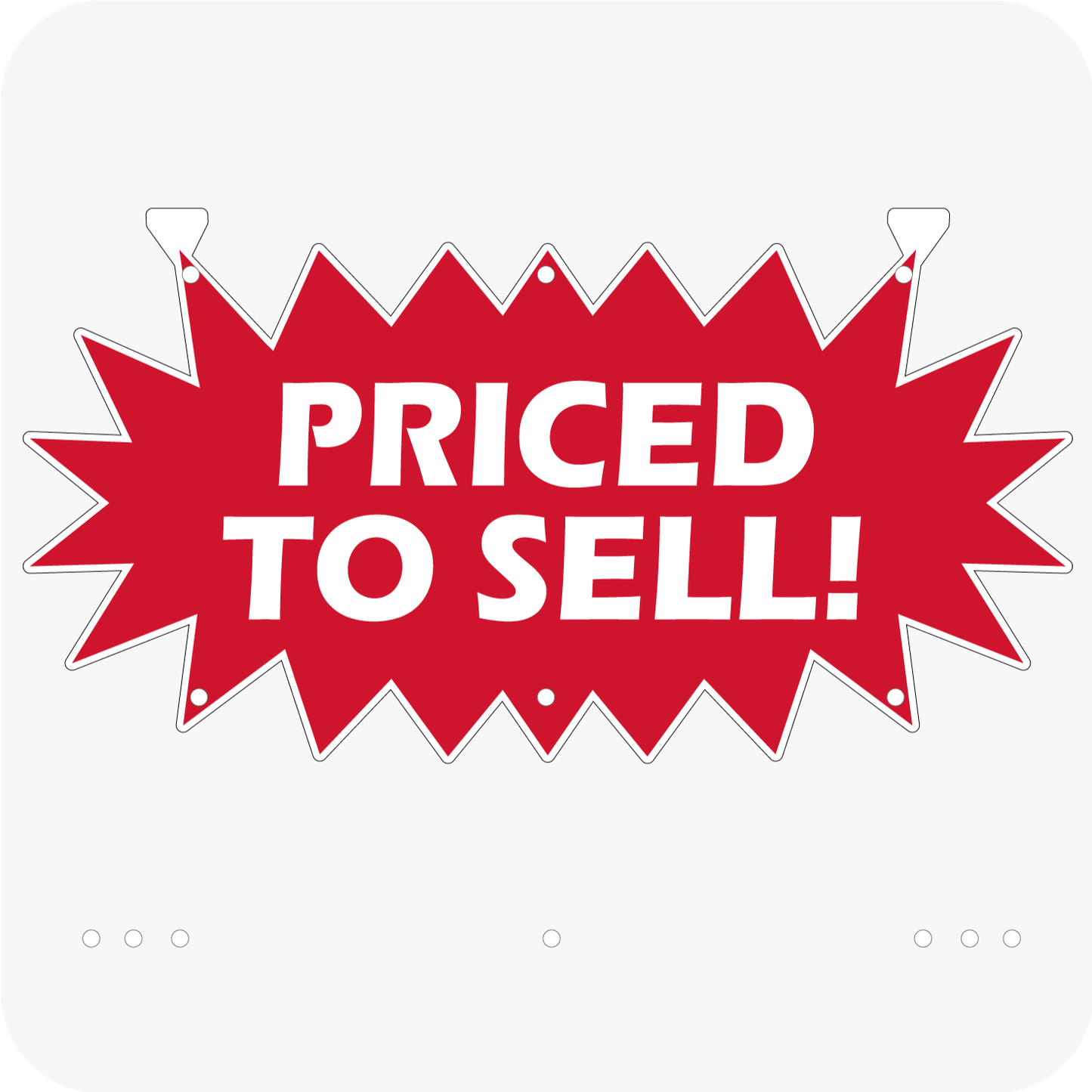 Priced to Sell 12 x 24 Corrugated Star Rider - Red