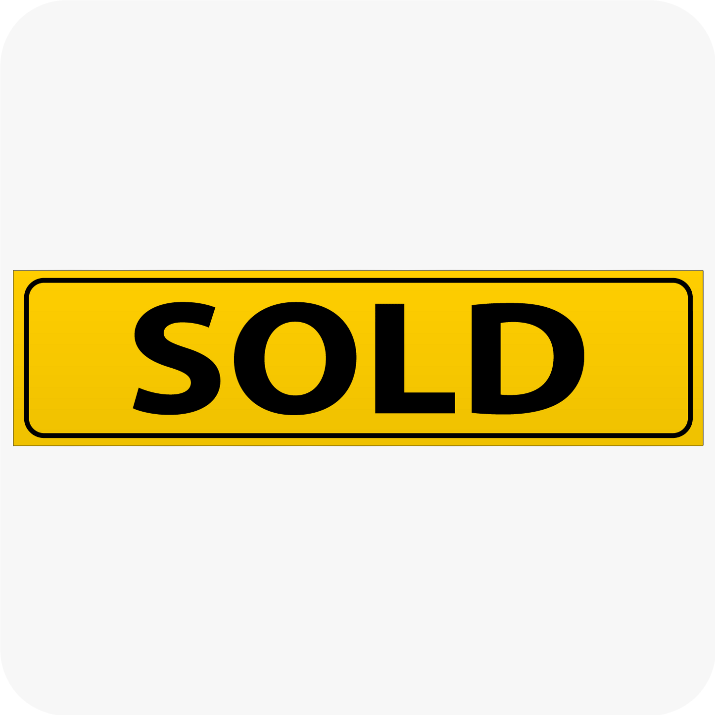 Sold 6 x 24 Corrugated Rider - Black and Yellow
