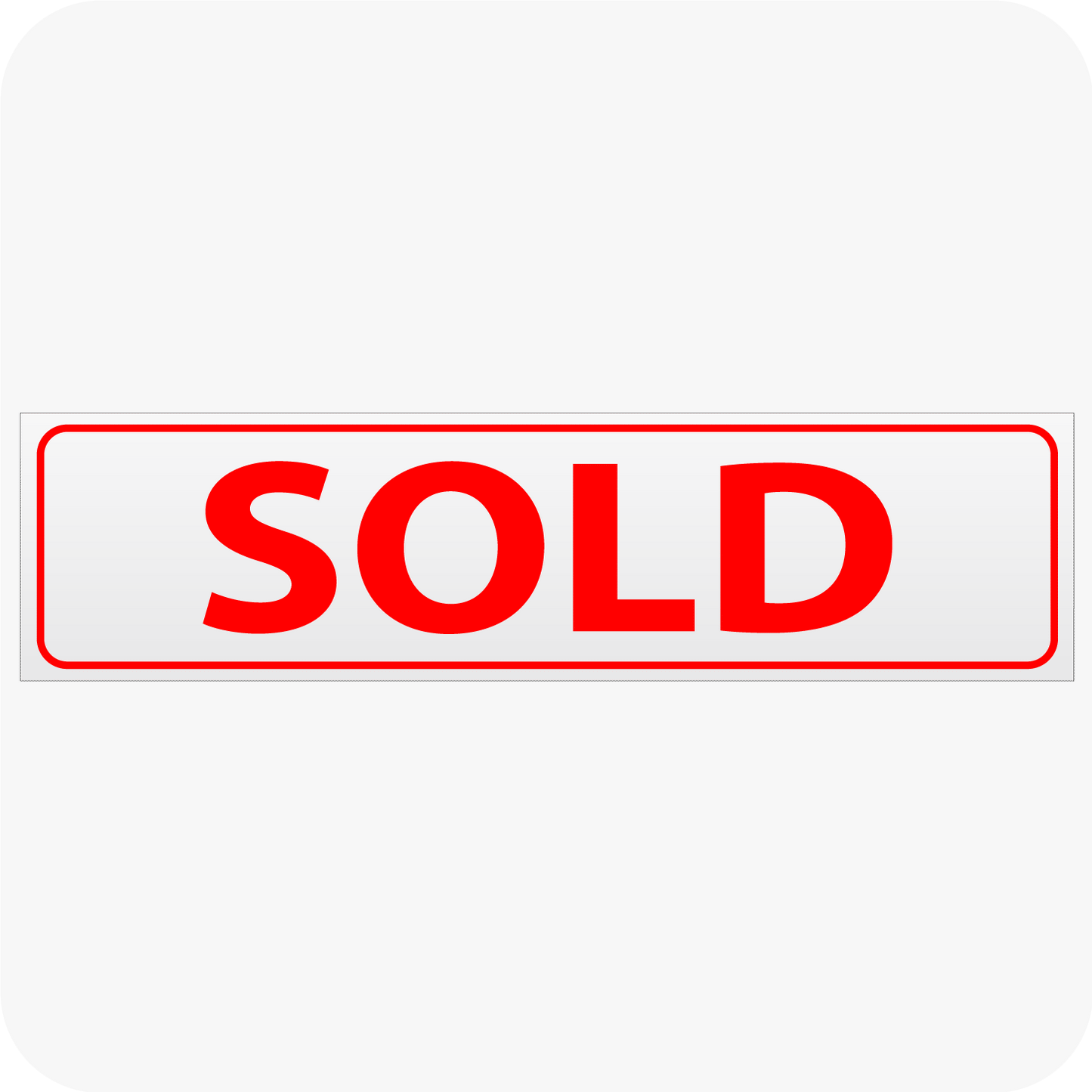 Sold 6 x 24 Corrugated Rider - Red