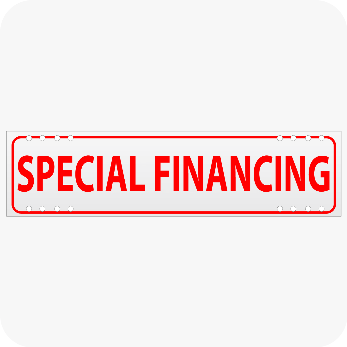 Special Financing 6 x 24 Corrugated Rider - Red