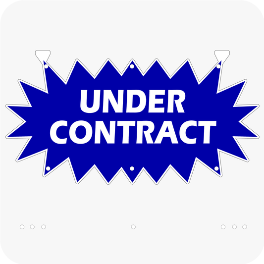 Under Contract 12 x 24 Corrugated Star Rider - Blue