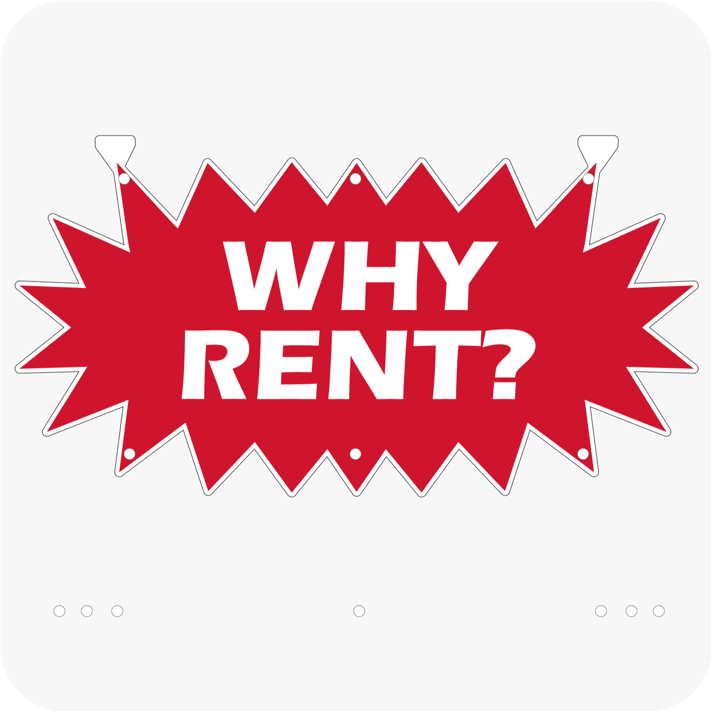 Why Rent? 12 x 24 Corrugated Star Rider - Red