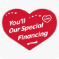 You'll Love our Special Financing Corrugated Heart Sign 24 x 18