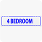 4 Bedroom  6 x 24 Corrugated Rider - Blue