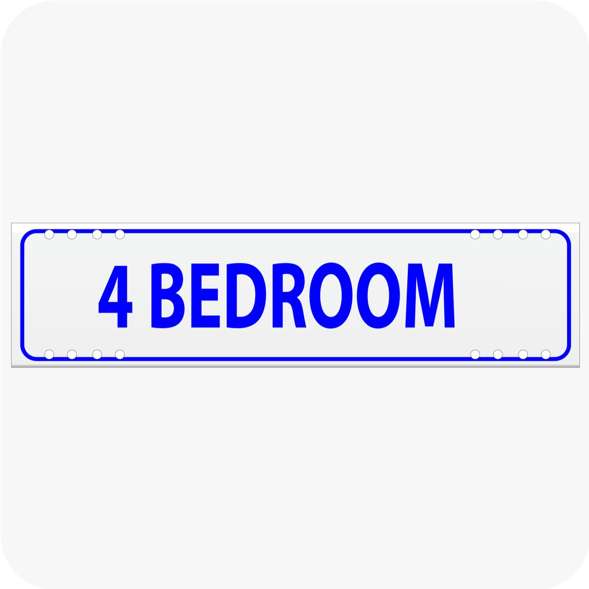 4 Bedroom  6 x 24 Corrugated Rider - Blue