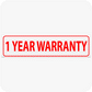 1 Year Warranty 24 x 6 Corrugated Rider - Red
