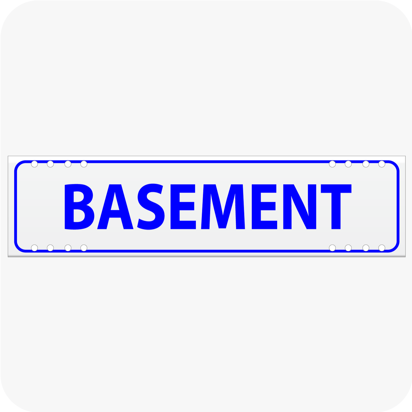 Basement 6 x 24 Corrugated Rider - Blue