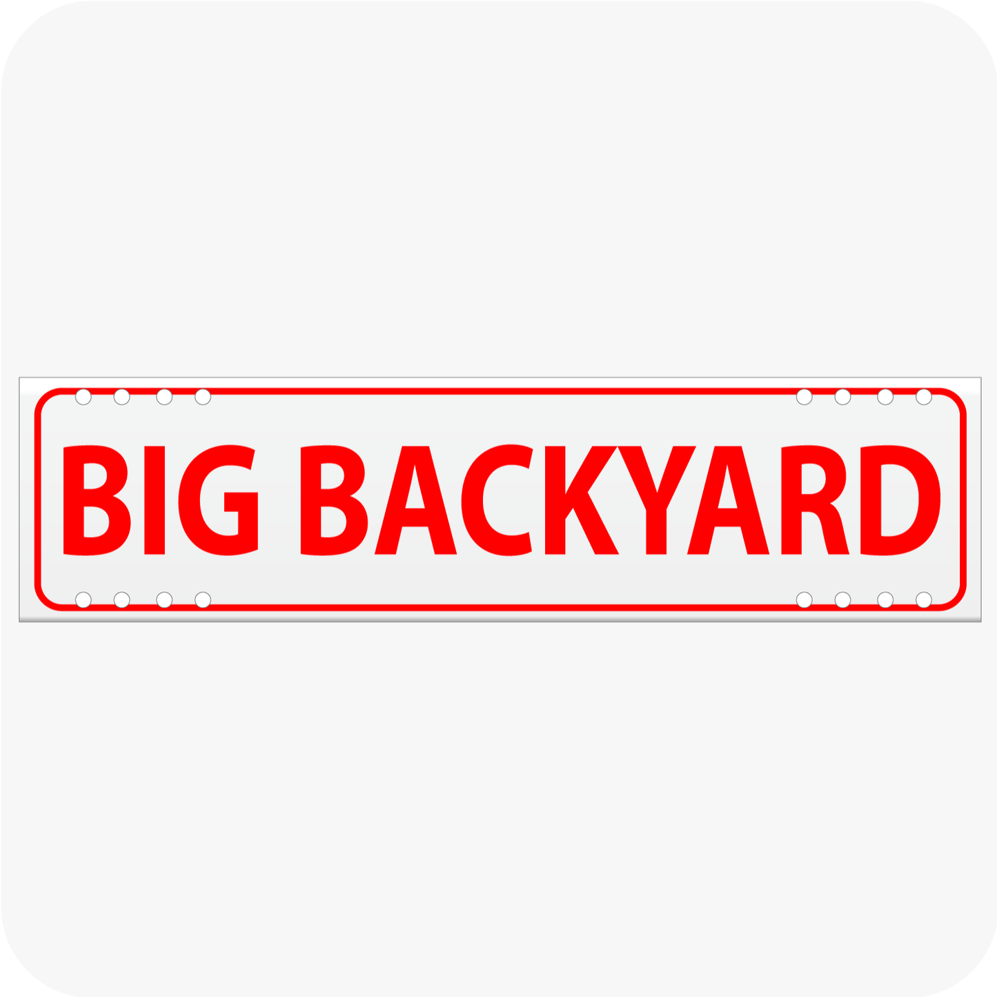 Big Backyard 6 x 24 Corrugated Rider - Red