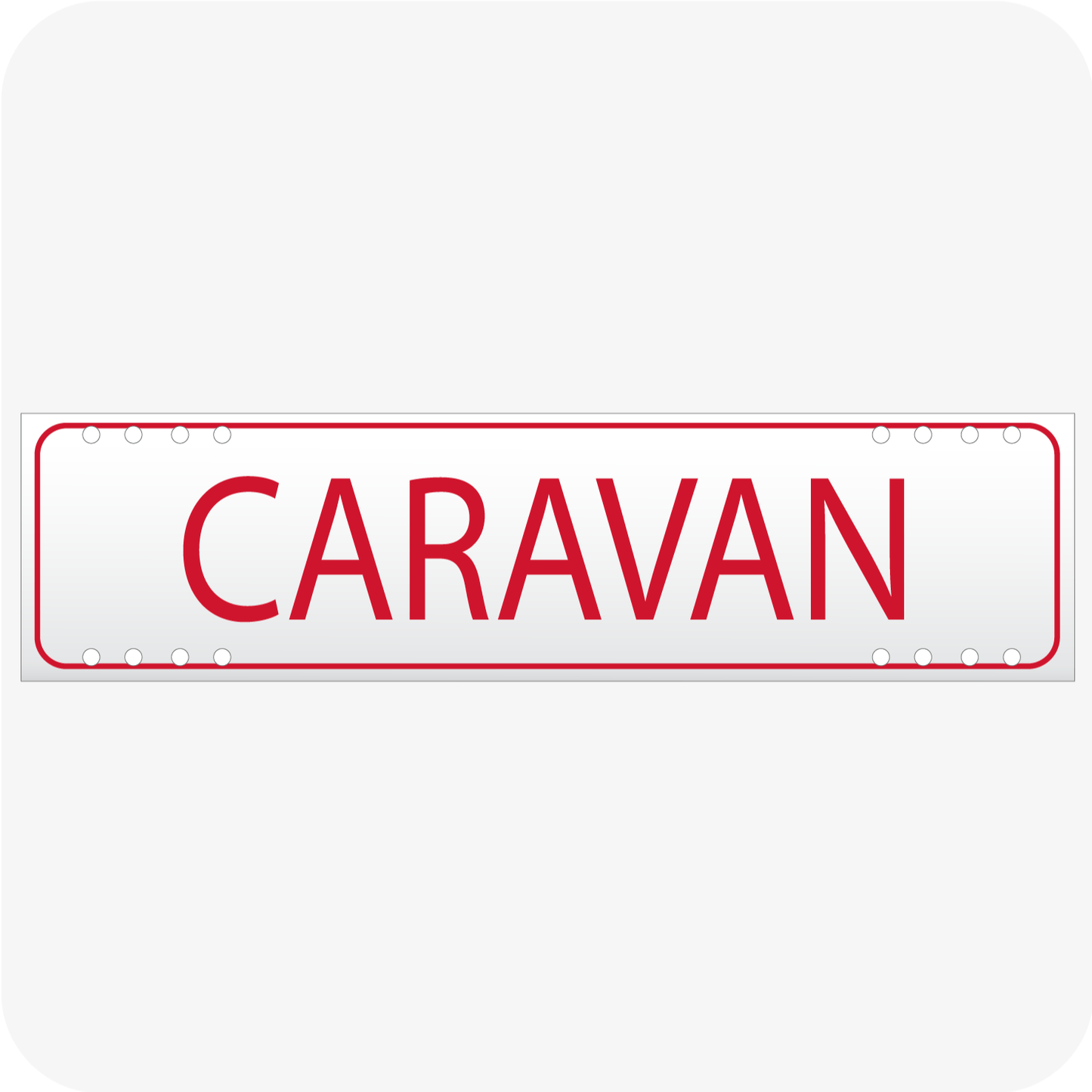Caravan 6 x 24 Corrugated Rider - Red