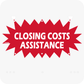Closing Costs Assistance 12 x 24 Corrugated Star Rider - Red