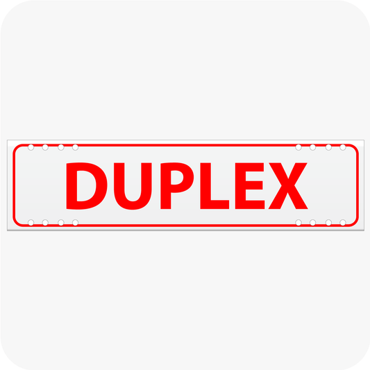 Duplex 6 x 24 Corrugated Rider - Red