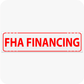 FHA Financing 6 x 24 Corrugated Rider - Red