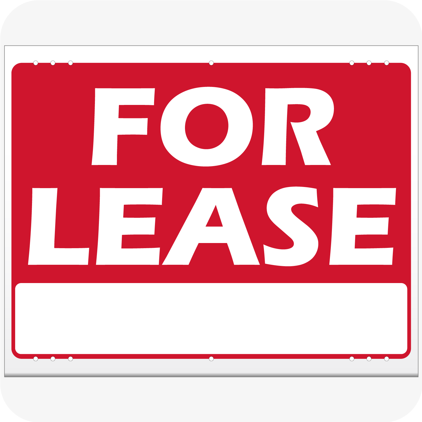 Example Leasing Sign Board Corrugated Panel Signs – planetsignshop.com