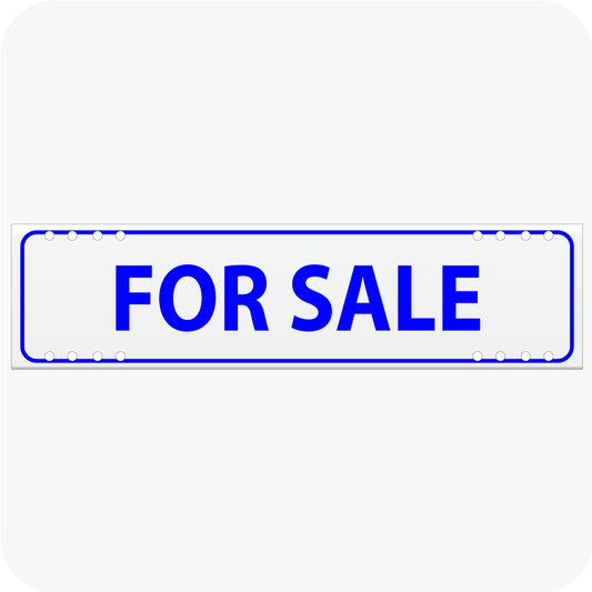 For Sale 6 x 24 Corrugated Rider - Blue