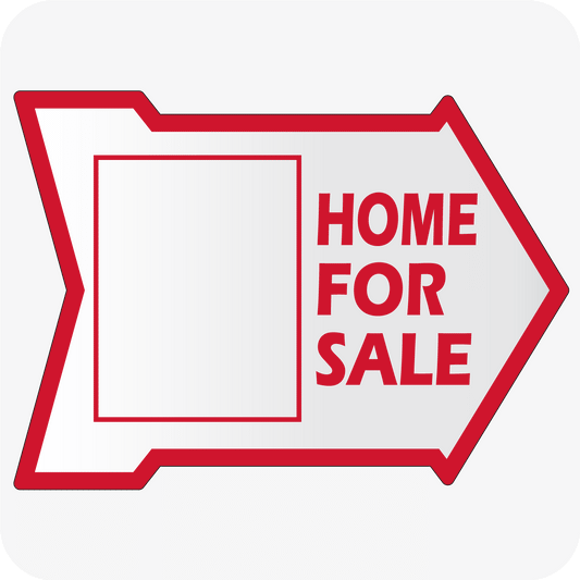 Home For Sale w/ Kopy Kat 18 x 24 Arrow - Red